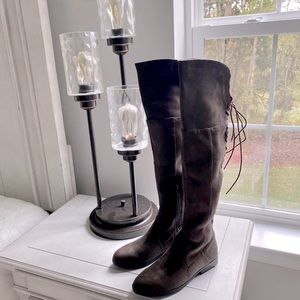 Women’s Size 7 Over The Knee Suede Boots